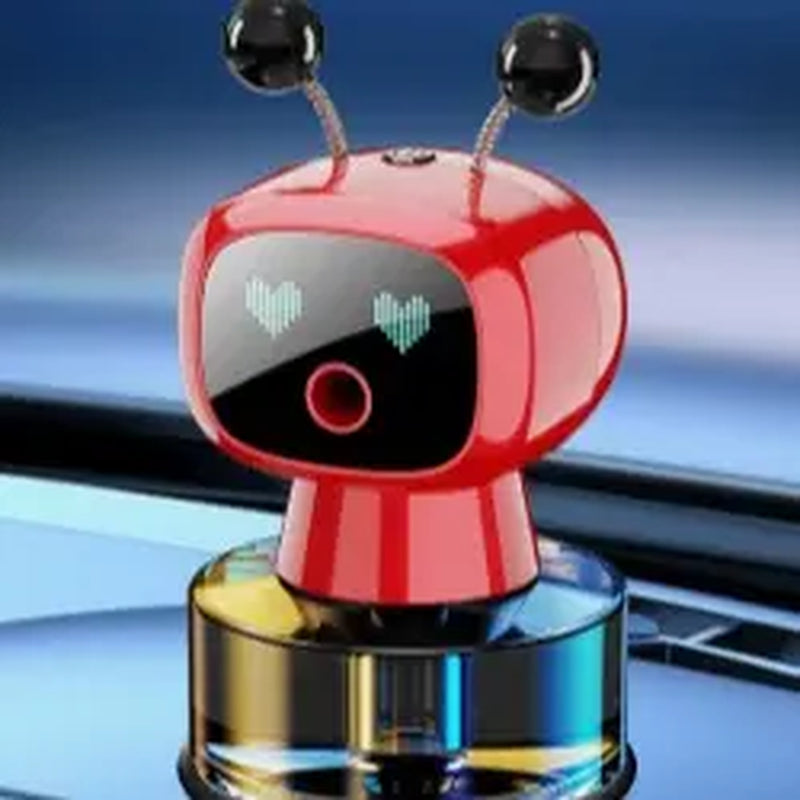 Smart Robot Car Air Freshener Fragrance Dispenser - 2026 Model, Auto Induction Aromatherapy, 4-Speed Adjustable, Fillable Tank, High Capacity, Long-Lasting Fragrance, Interesting Car Accessory, Unisex Gift, Robot Shape