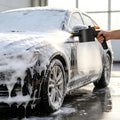 Portable Cordless Electric Foam Sprayer, Rechargeable High Pressure Foam Cannon for Car Wash, Auto Detailing, Home, Industrial Cleaning, Smart Pressure Control Core, Ergonomic Handle for Kitchen, Car, Garden, Windows and Bathroom - Car Wash Accessories!