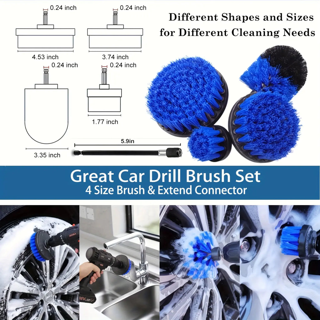 26Pcs Car Detailing Brush Set, Car Detailing Kit, Car Detailing Brushes, Car Cleaning Kit, Car Windshield Cleaning Tool, Professional Car Care Kit - Car Wash Brush Kit for Interior Exterior Wheels Car Cleaning Sets Car Cleaning Supplies Car Detailing Tool
