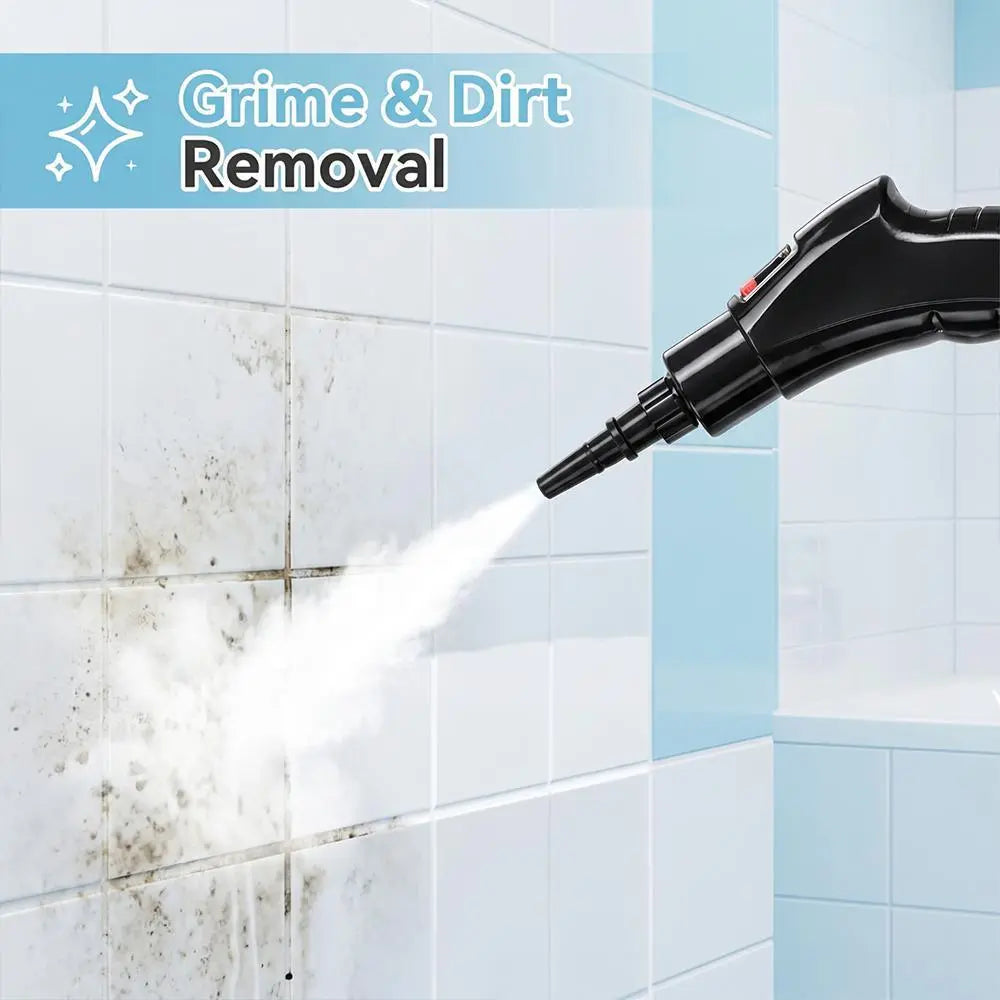 【Backtoschool】2500W Portable Steam Cleaner with Portable Handle, High-Temperature Multi-Purpose Tool for Home Tile Cleaning, Grout Surfaces, Car Detailing