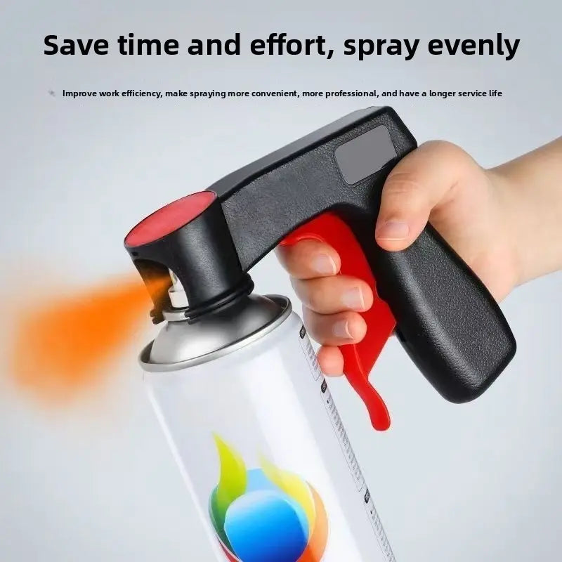 Spray Can Trigger Handle Full Hand Grip, Reusable Convert Spray Cans to Paint Sprayer for Automotive Repair