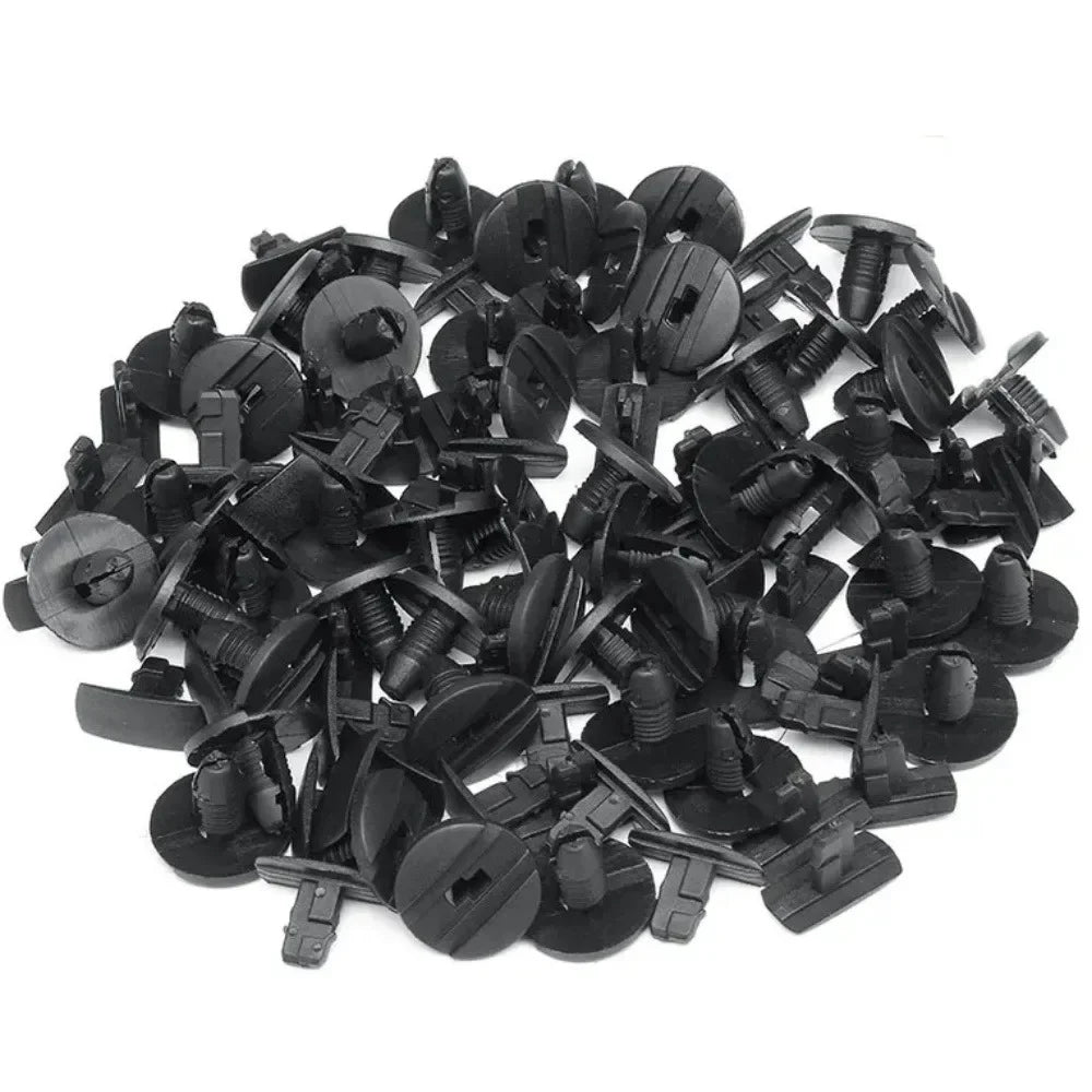 20/50/100PCS Car Bumper Fasteners Mudguard Push Type Expansion Screw Clip Car Repair Card Clip Fastener Remover Car Accessories