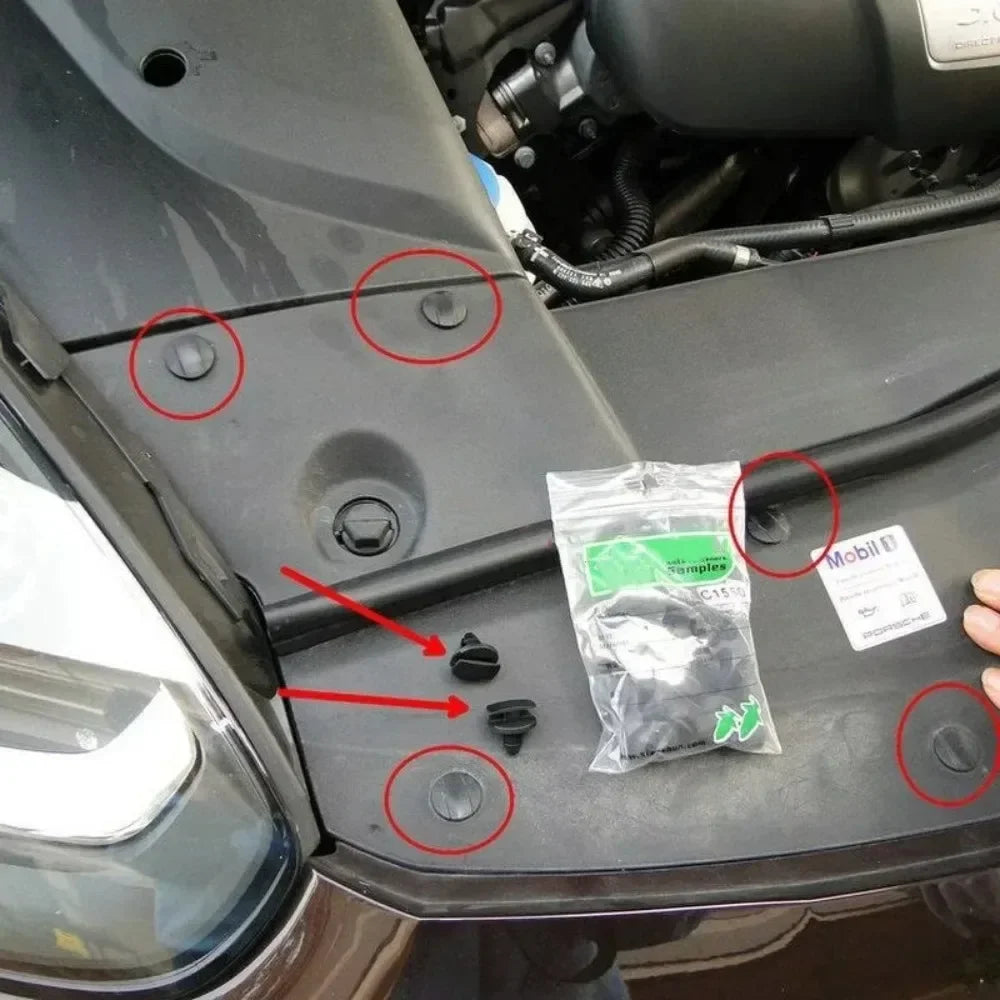 20/50/100PCS Car Bumper Fasteners Mudguard Push Type Expansion Screw Clip Car Repair Card Clip Fastener Remover Car Accessories