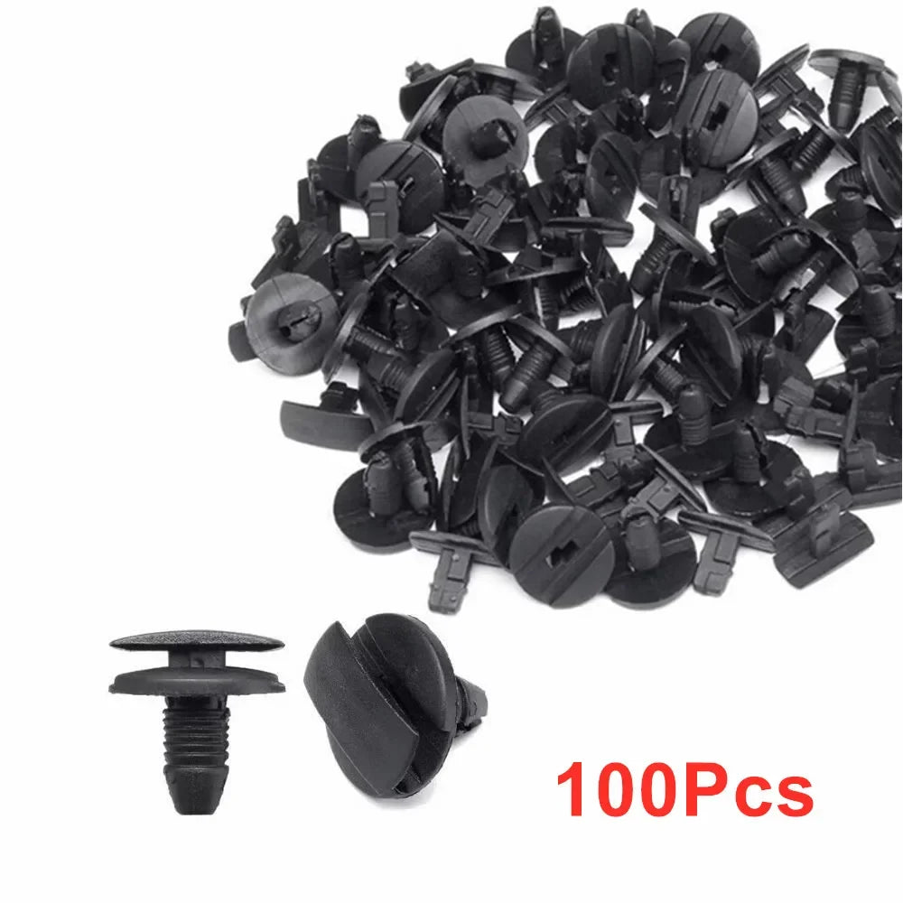 20/50/100PCS Car Bumper Fasteners Mudguard Push Type Expansion Screw Clip Car Repair Card Clip Fastener Remover Car Accessories