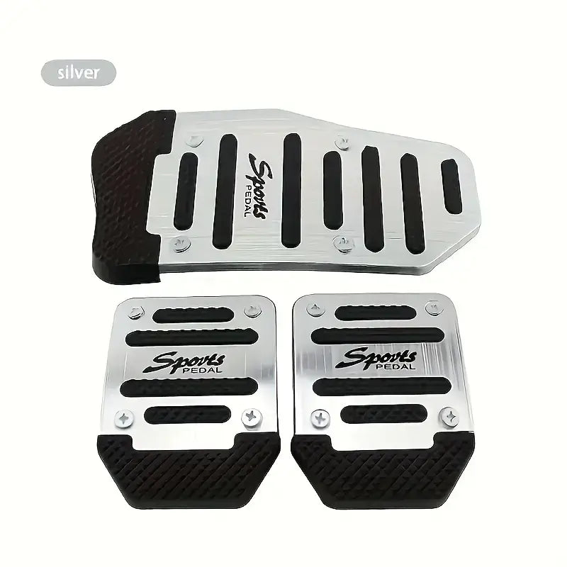 2Pcs Auto Transmission Pedal Decoration Covers - Non-Slip Car Exterior Decoration Accessories with Red/Blue/Silver Color Options, Cars, Auto Accessories, Car Interior Accessories