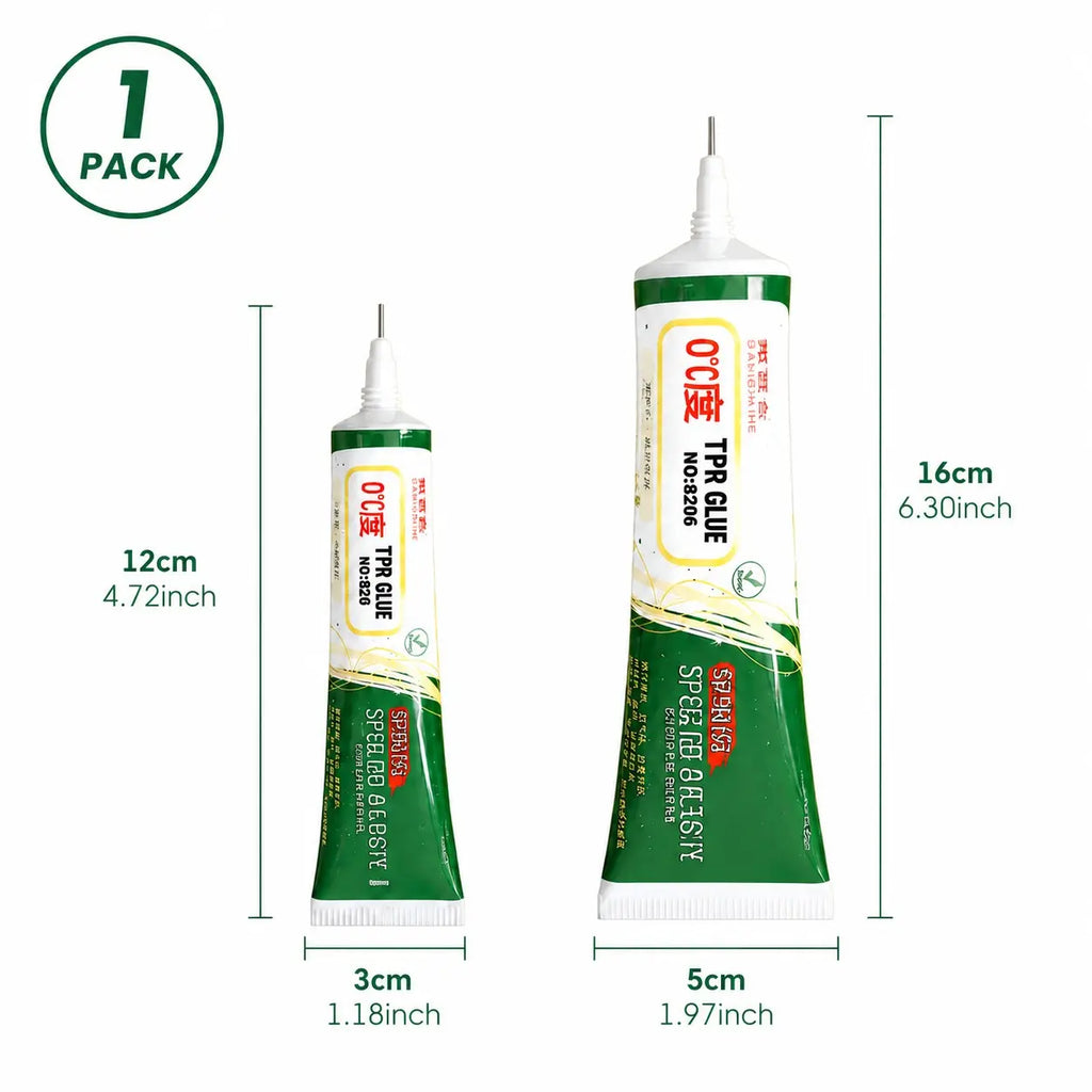 Tpr Soft Gel Special Adhesive 20ML/60ML, Colorless Transparent Eco-Friendly, Strong Waterproof Bonding, Flexible after Curing, Syringe Design, High Bond Adhesive, 0° Tpr Glue , Keep Out of Reach of Children
