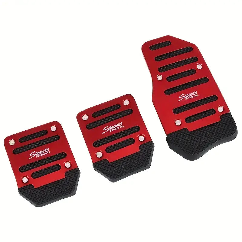 2Pcs Auto Transmission Pedal Decoration Covers - Non-Slip Car Exterior Decoration Accessories with Red/Blue/Silver Color Options, Cars, Auto Accessories, Car Interior Accessories