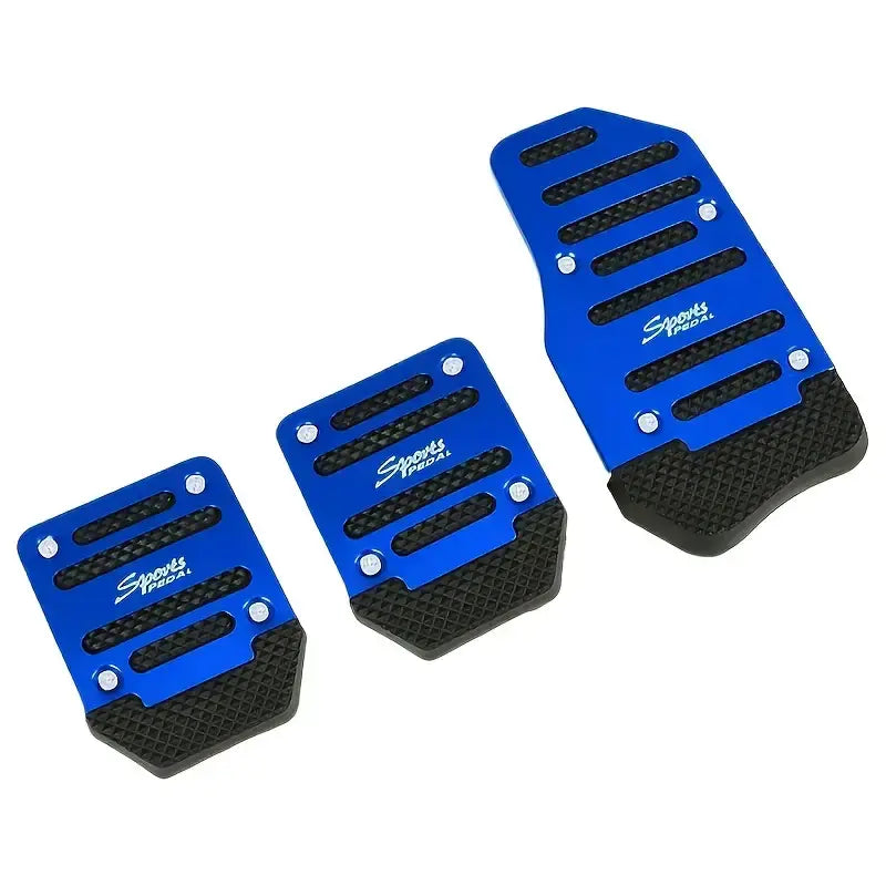 2Pcs Auto Transmission Pedal Decoration Covers - Non-Slip Car Exterior Decoration Accessories with Red/Blue/Silver Color Options, Cars, Auto Accessories, Car Interior Accessories
